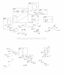 Controls Fuel Tank Springs Diagram and Parts List for 283707-0118-02  Briggs and Stratton Engine